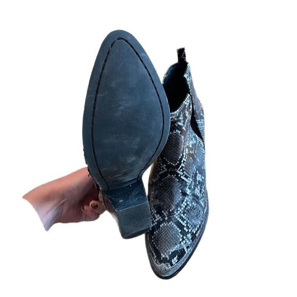 Jeffrey Campbell Cromwell Black Snake Ankle Boot - Picture 4 of 5